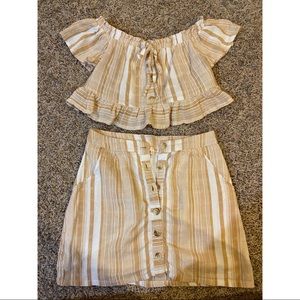 PacSun Top/Skirt Set